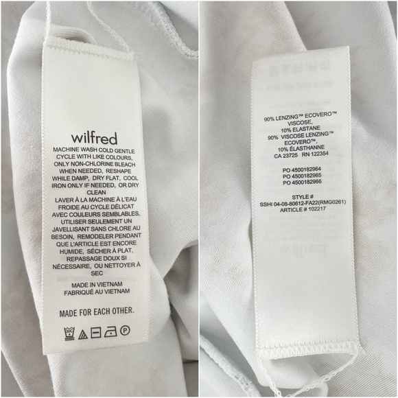 WILFRED • New Saturn Mini Dress in Snowmelt/Maplewood - Picture 11 of 12